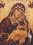 The Virgin with child or virgin glykophilousa unknow artist